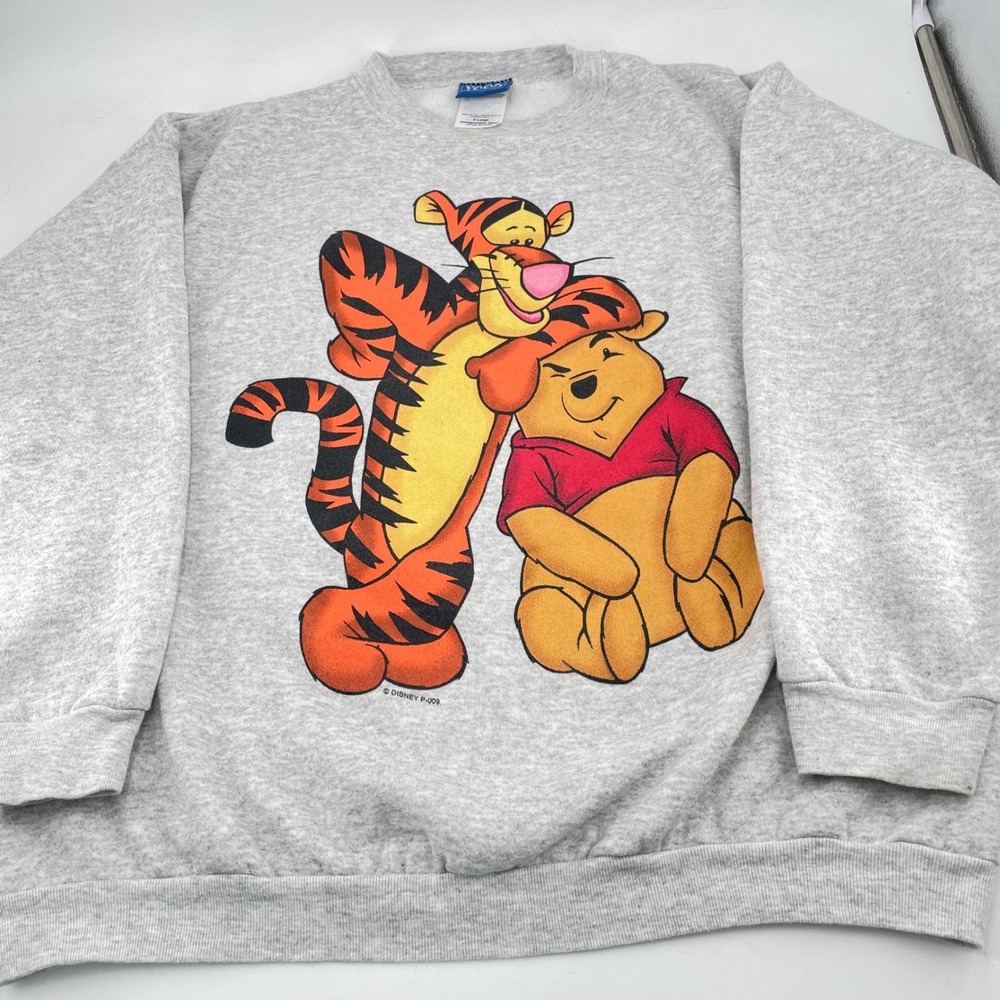 Vintage USA Disney Winnie the Pooh Tigger Sweatshirt XL 90s Graphic Relaxed fit